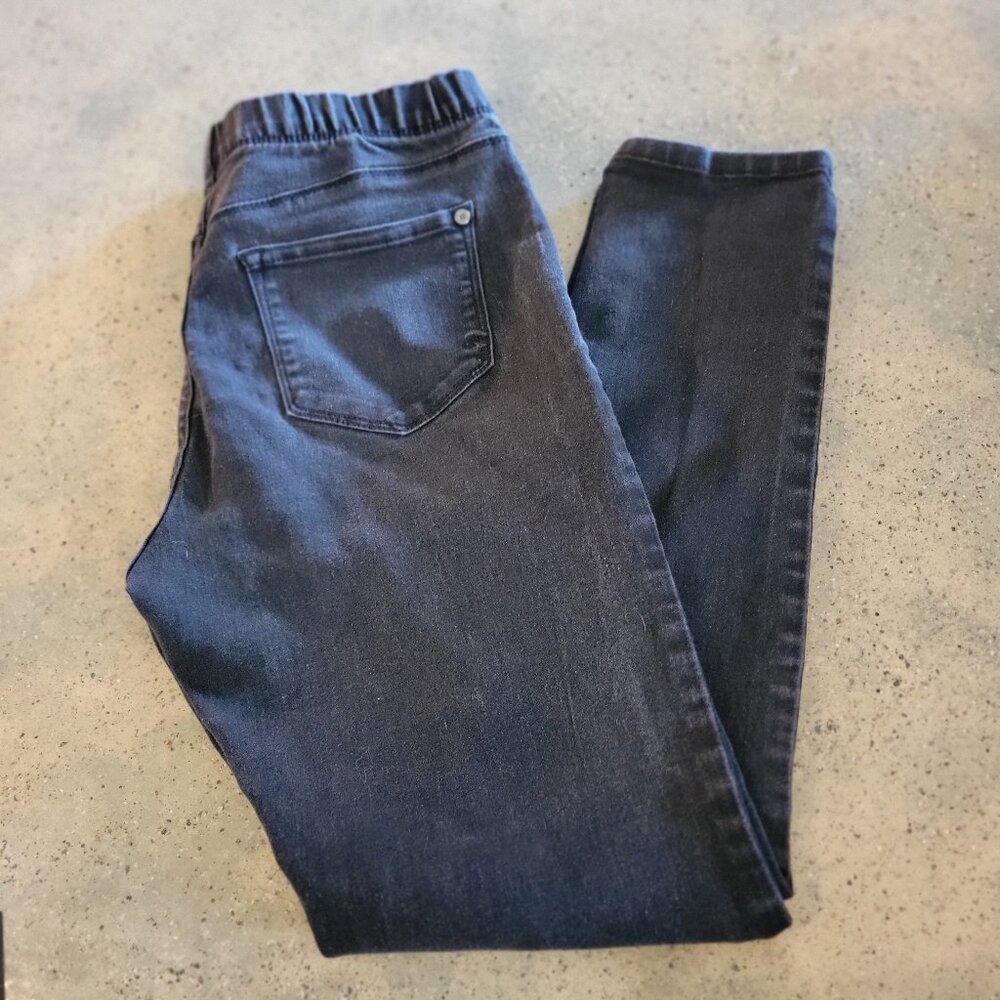 Womens Jordache Black Stretch Denim Size 10 Jeans - GUC
